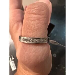 NWT My Promise Twinkle Ring Pave CZ Accent engagement or anniversary Size 10